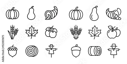 Autumn Harvest Icons