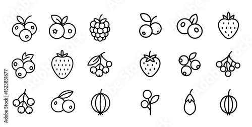 Berry Icon Grid