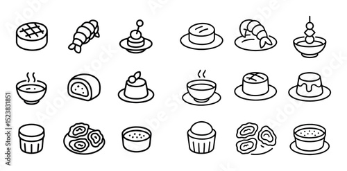 Gourmet Icon Grid