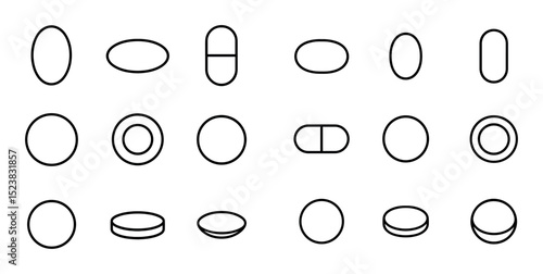 Minimalist Shape Icons