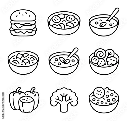 Vegan Icon Grid