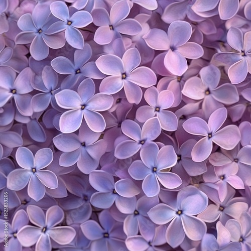 Vibrant Purple Lilac Flower Background