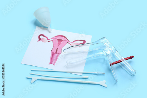Drawing of uterus with gyne...