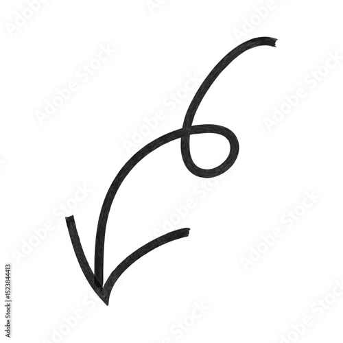 手書きの矢印アイコン