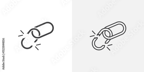 Weakness icon vector symbol for mobile apps and website UI designs.