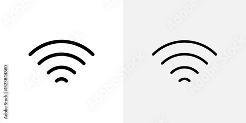 Signal icon vector symbol for mobile apps and website UI designs.
