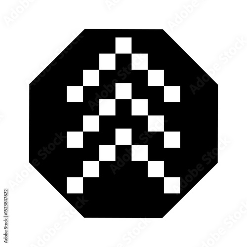 Arrow vector icon. scroll illustration sign. Direction symbol. Up web icon. Pointer logo.