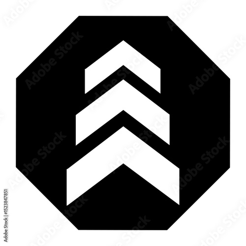 Arrow vector icon. scroll illustration sign. Direction symbol. Up web icon. Pointer logo.