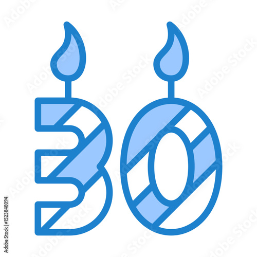 30Th Birthday Icon