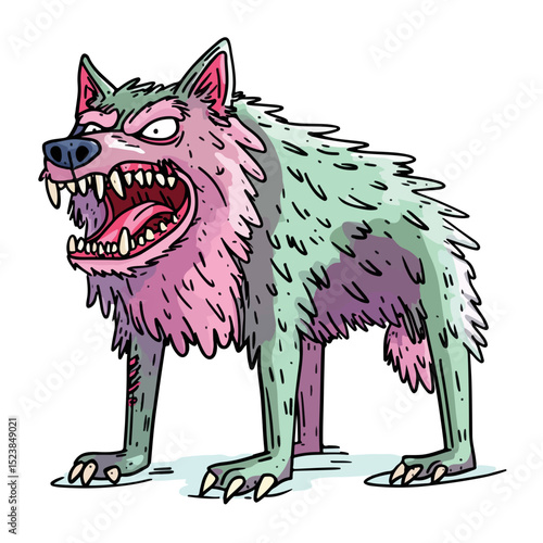 Evil dog - Rabid Wolf - Dog Hybrid