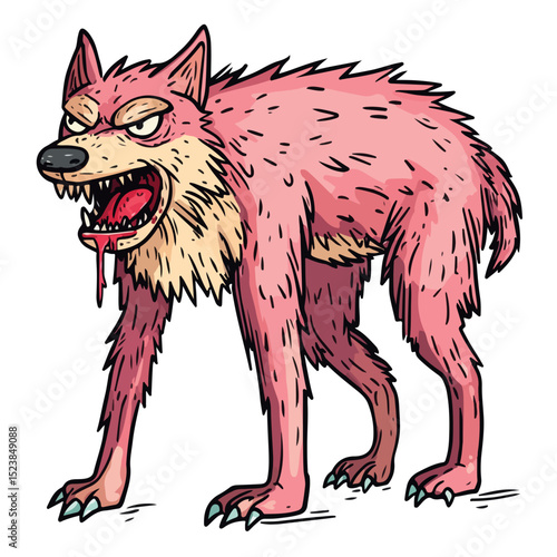 Evil dog - Rabid Wolf - Dog Hybrid