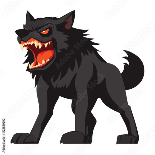 Evil dog - Rabid Wolf - Dog Hybrid