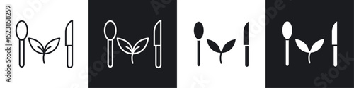 Healthy food icons graphic vectors
