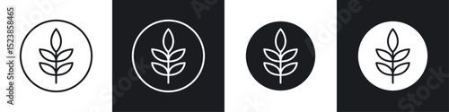Fibre icons graphic vectors