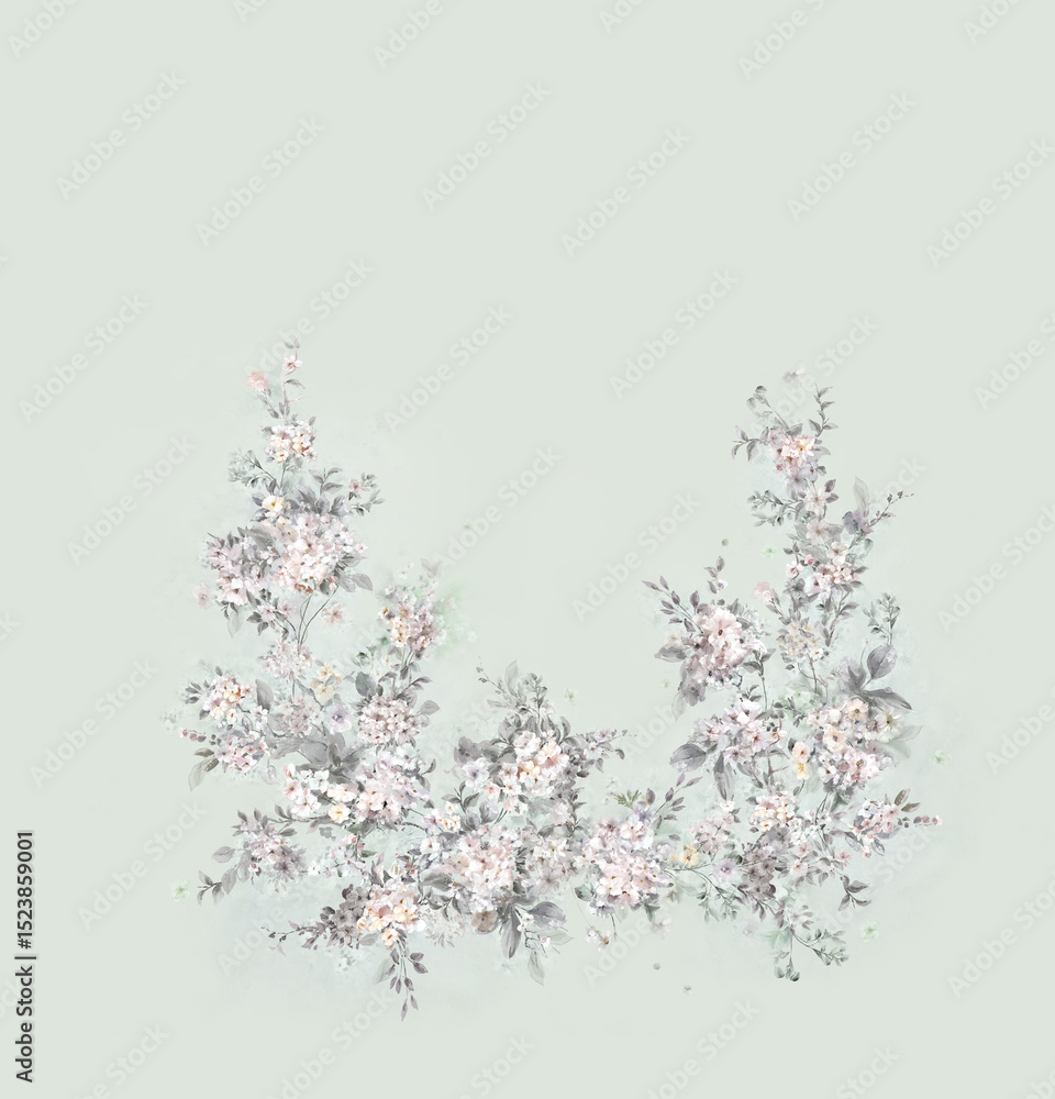 Obraz premium Stylish Floral Design Series for Creative Stationery