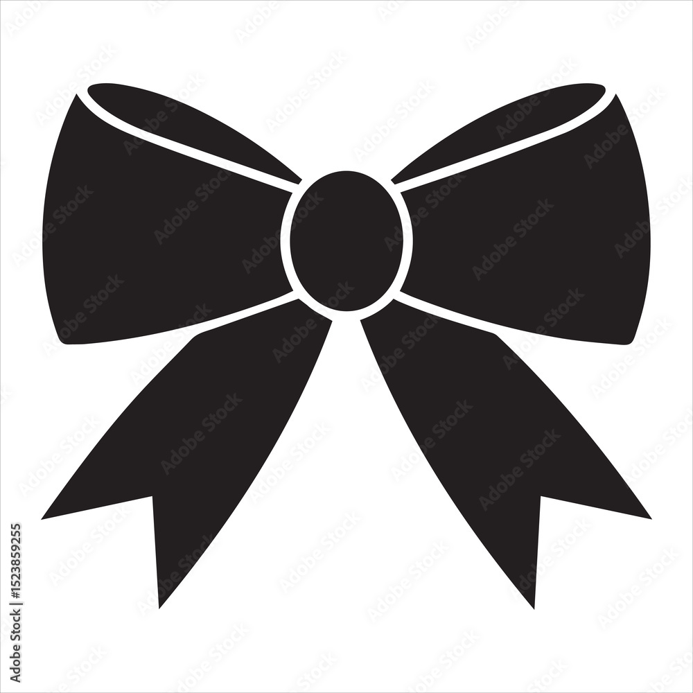 Elegant Bow Tie Vector Illustration Gift Holiday Celebration Art Design Elegant Bow Tie Vector Illustration Gift Holiday Celebration Art Design