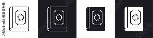 Quran kareem icons graphic vectors