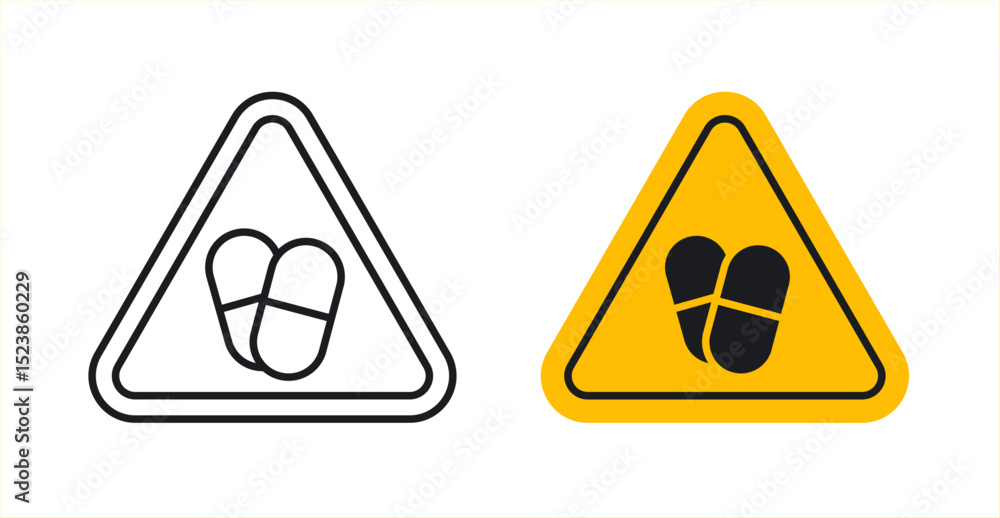 Obraz premium Side effects signs graphic vectors