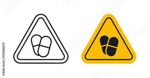 Side effects signs graphic vectors