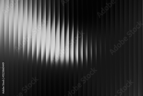 Silver glass gradient with a grainy effect — a minimalist texture resembling glossy metal ribs, creating a sense of depth and motion. The elegant interplay of light and shadow.