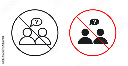 Please do not ask signs graphic vectors