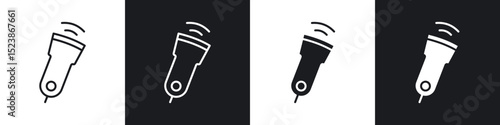 Ultrasound icons vector graphics for web designs