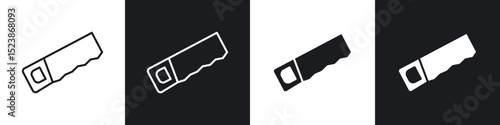 Saw icons vector graphics for web designs