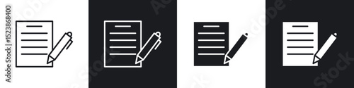 Register icons vector graphics for web designs