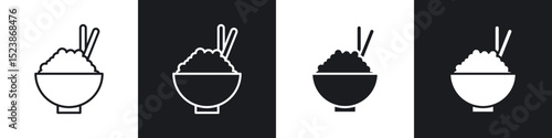 Rise Bowl icons vector graphics for web designs