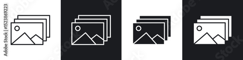 Image icons vector graphics for web designs
