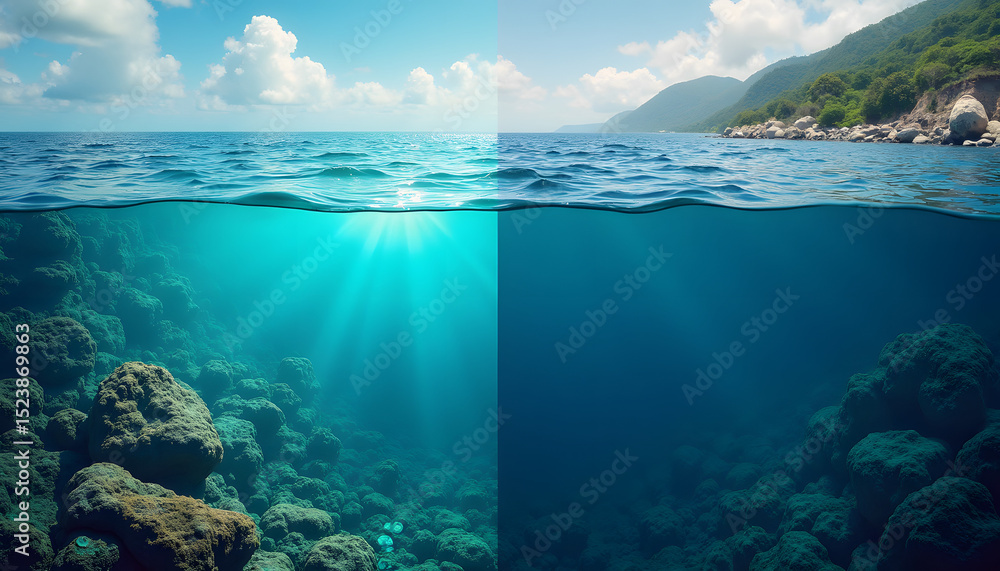 Unterwasser im Wandel – gesunder Ozean versus zerstörtes Riff
Unterwasser im Wandel – gesunder Ozean versus zerstörtes Riff