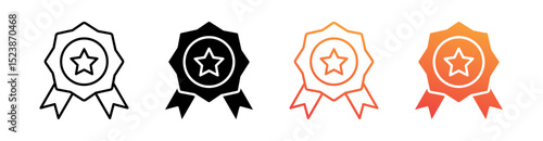 Quality Multiple Style Icon Set Vector 