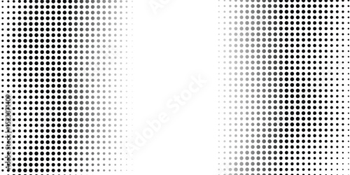 Background with monochrome dot texture. Polka dot pattern template. Background with black dots - stock vector dots basic background dots  modern arts