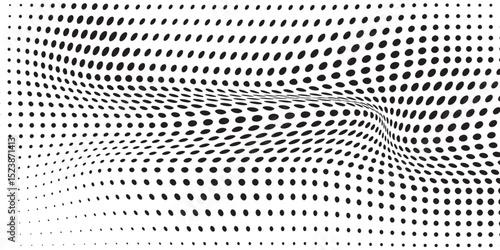Background with monochrome dot texture. Polka dot pattern template. Background with black dots - stock vector dots basic background dots  modern arts