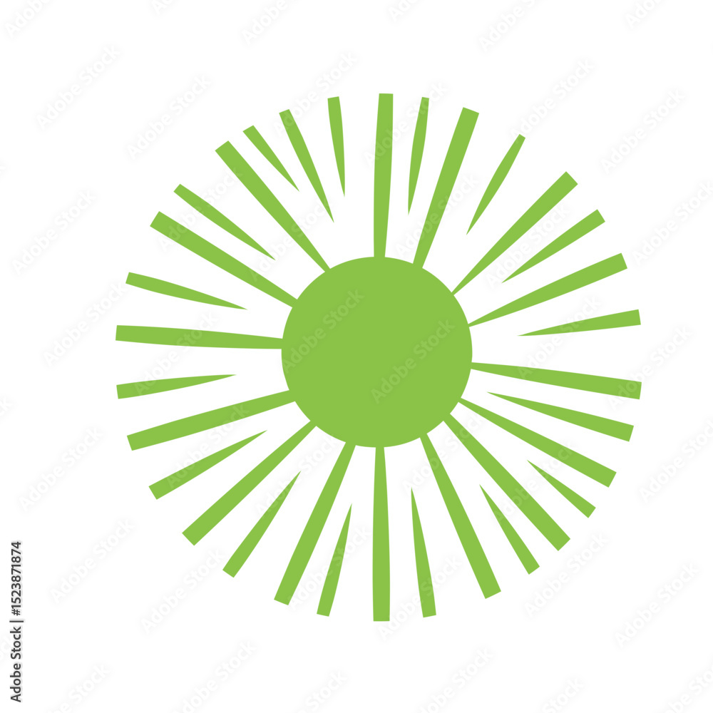 Obraz premium round abstract colored hand scribbled shapes