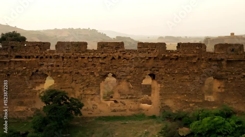 Golkonda Fort ruins with weathered stone