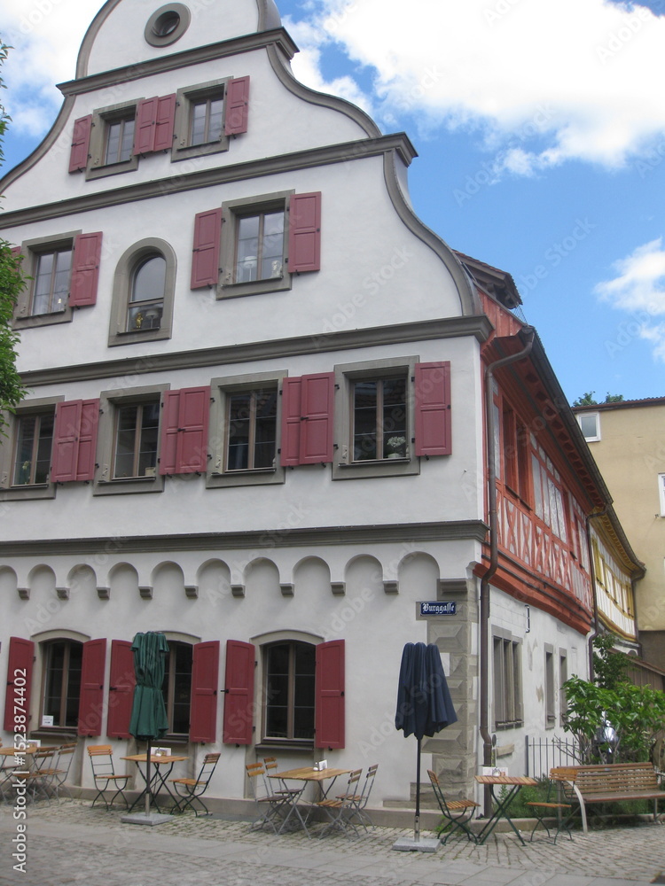 Obraz premium Geschwungener Giebel