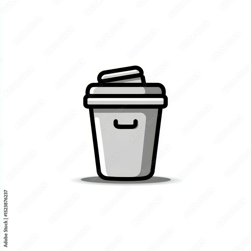 Cute Cartoon Coffee Cup Icon Vector Cute Cartoon Coffee Cup Icon Vector