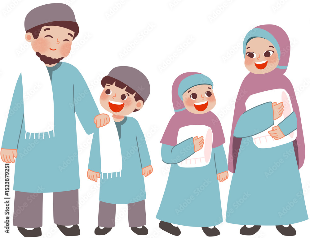 Muslim people go to mosque Muslim people go to mosque