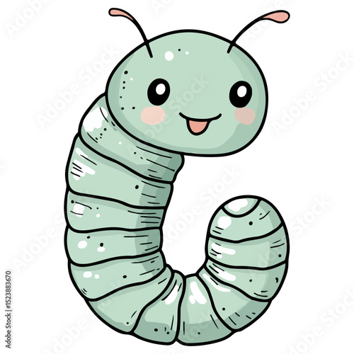 silkworm, insect, vector, transparent background, organism, bombyx mori, isolated, animal, nature