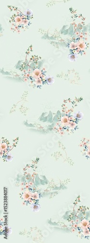 Elegant Floral Pattern Assortment for Interior Design