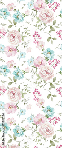 Elegant Floral Pattern Assortment for Interior Design
