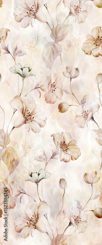 Elegant Floral Pattern Assortment for Interior Design