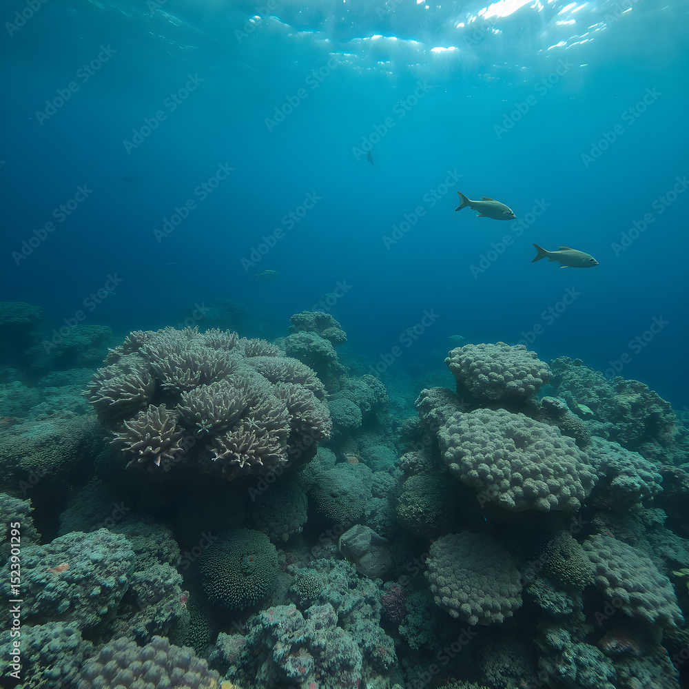 Obraz premium diver and coral