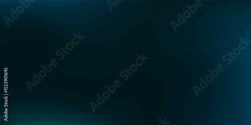 Modern elegant dark blue to light blue and green gradient background illustration, ideal for sophisticated abstract