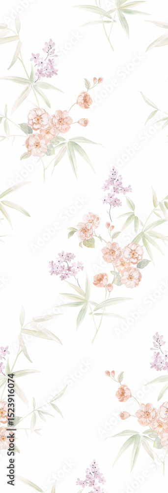 Obraz premium Stylish Floral Pattern Assortment for Creative Spaces