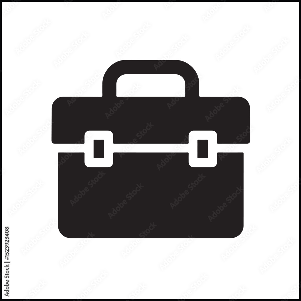 Toolbox Vector Icon for Maintenance and Construction Toolbox Vector Icon for Maintenance and Construction