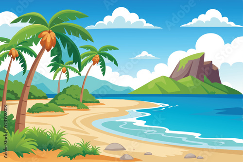 Beach landscape
