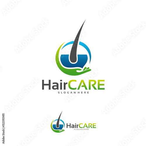 Hair Care logo designs concept vector, Hair logo designs
