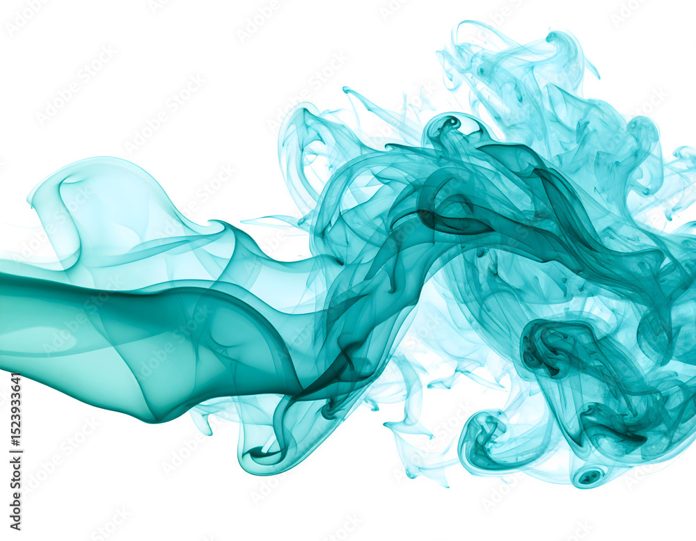 Fototapeta premium smoke on white background